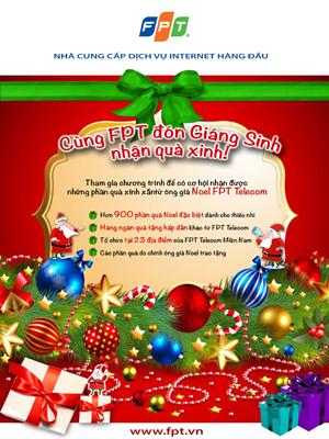 Tưng bừng Noel cùng FPT Telecom phía Nam Tưng bừng Noel cùng FPT Telecom phía Nam